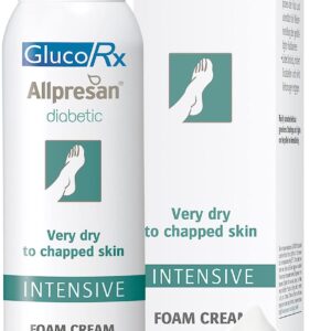 Glucorx Allpresan Diabetic Foot Foam Cream, Intensive
