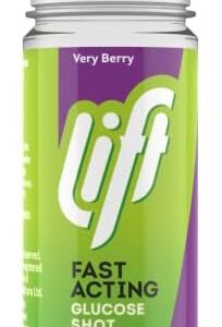 Lift | Fast-Acting Glucose Energy Juice Shots | Very Berry | 12 Pack of 60 ml Bottles