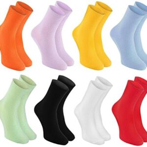 8 pairs of DIABETIC Elastic Cotton Socks for SWOLLEN FEET for Mens & Womens