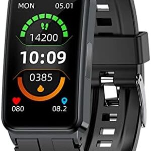 Rianpesn Glucose Monitor Watch | Waterproof Blood Glucose Monitoring Smartwatch - Non-invasive Blood Sugar Test Smart Watch, Blood Glucose Testing Sports Watch for Monitoring Heart Rate