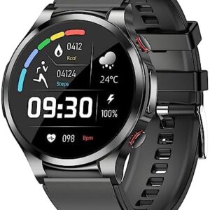 Blood Glucose Monitoring Watch,sugar Monitor Monitoring Non-invasive Test Heart Rate Monitors | W11 Fitness Trackers, 30 Sports Modes, 1.32-Inch Screen, For Blood Oxygen, Sleep, Blood Pressure Monito
